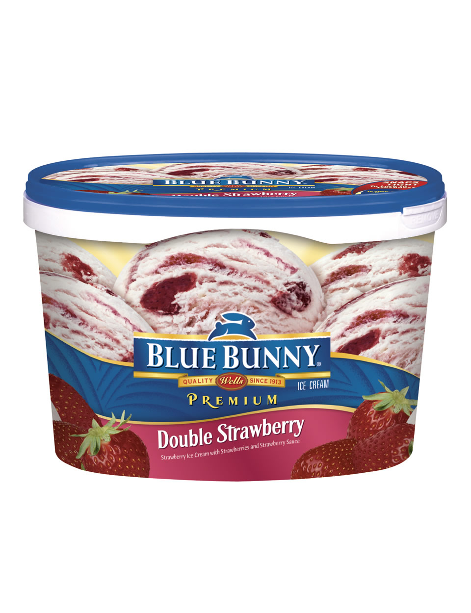 Double Strawberry Half Gallon Ice Cream Distributors of Florida