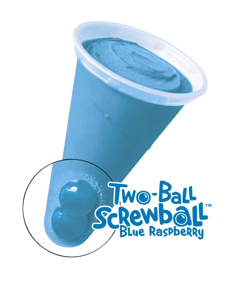 TwoBall Screwball Blue Raspberry Ice Cream Distributors of Florida