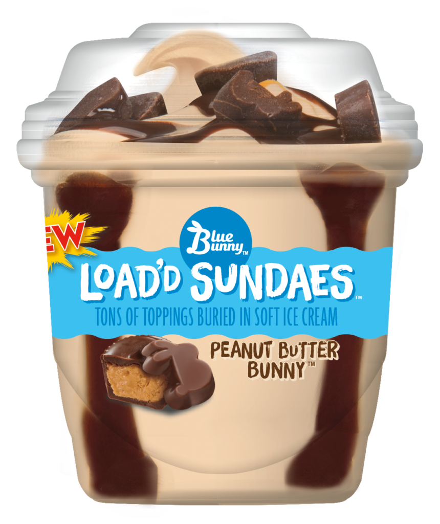 Load Cream Load’d Sundaes Peanut Butter Bunny - Ice Cream Distributors of Florida